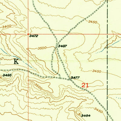 United States Geological Survey Indian Butte, ID (1950, 24000-Scale) digital map