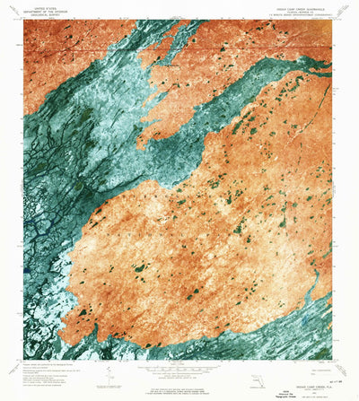 United States Geological Survey Indian Camp Creek, FL (1972, 24000-Scale) digital map