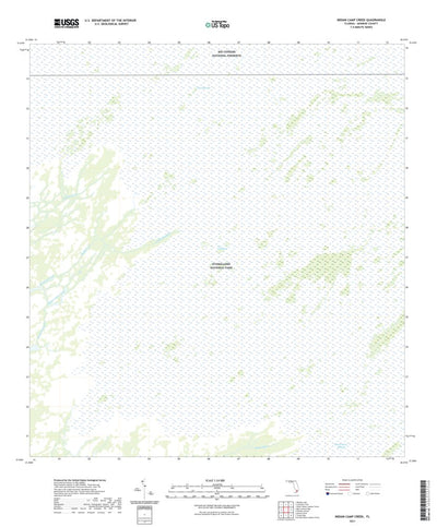 United States Geological Survey Indian Camp Creek, FL (2021, 24000-Scale) digital map