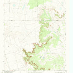 United States Geological Survey Indian Canyon NE, TX (1969, 24000-Scale) digital map