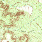 United States Geological Survey Indian Canyon NE, TX (1969, 24000-Scale) digital map