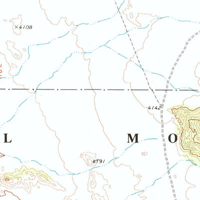United States Geological Survey Indian Cove, CA (1972, 24000-Scale) digital map