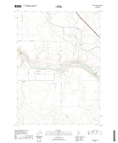 United States Geological Survey Indian Cove, ID (2020, 24000-Scale) digital map