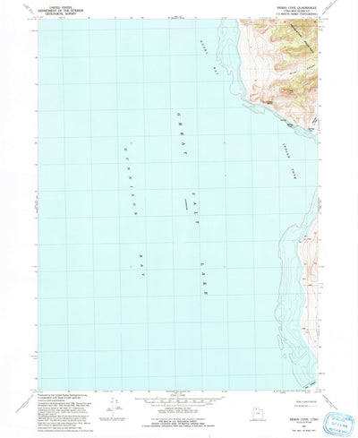 United States Geological Survey Indian Cove, UT (1991, 24000-Scale) digital map