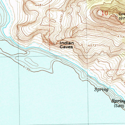 United States Geological Survey Indian Cove, UT (1991, 24000-Scale) digital map