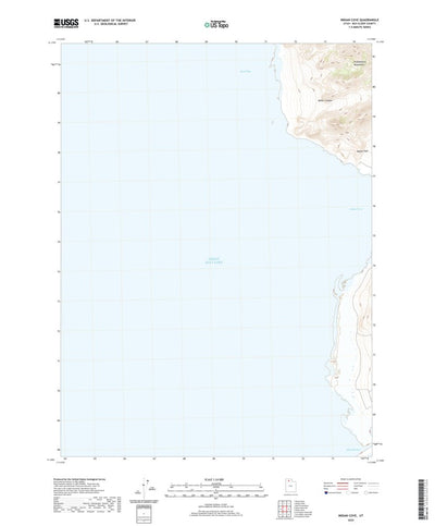 United States Geological Survey Indian Cove, UT (2020, 24000-Scale) digital map
