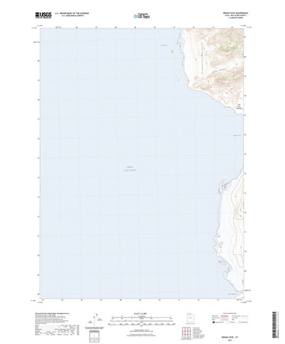 United States Geological Survey Indian Cove, UT (2023, 24000-Scale) digital map