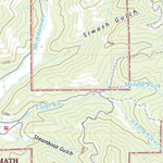 United States Geological Survey Indian Creek Baldy, CA (2022, 24000-Scale) digital map