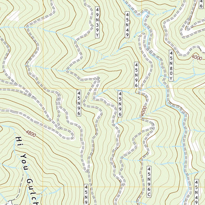 United States Geological Survey Indian Creek Baldy, CA (2022, 24000-Scale) digital map