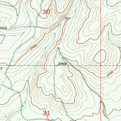United States Geological Survey Indian Creek Reservoir, ID (1957, 24000-Scale) digital map