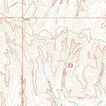 United States Geological Survey Indian Creek, WY (1966, 24000-Scale) digital map