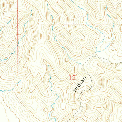 United States Geological Survey Indian Draw, NM (1963, 24000-Scale) digital map