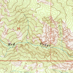 United States Geological Survey Indian Farm Creek, UT (1972, 24000-Scale) digital map