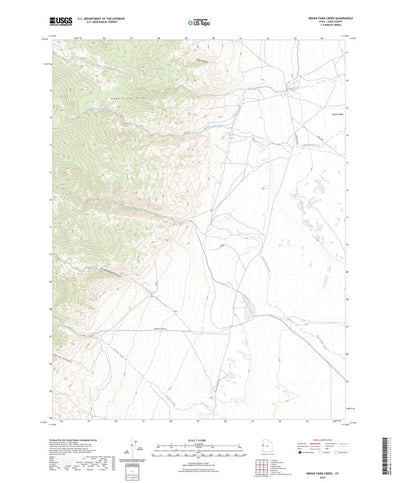 United States Geological Survey Indian Farm Creek, UT (2023, 24000-Scale) digital map