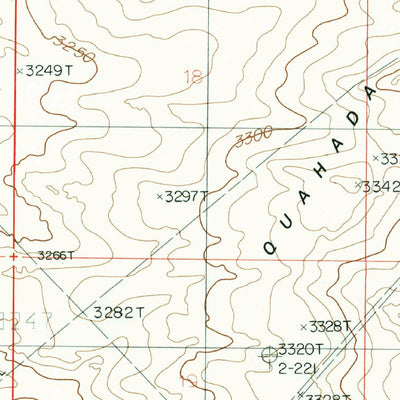 United States Geological Survey Indian Flats, NM (1985, 24000-Scale) digital map