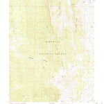 United States Geological Survey Indian Garden Mountain, NV (1990, 24000-Scale) digital map