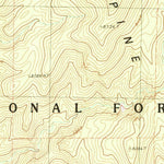 United States Geological Survey Indian Garden Mountain, NV (1990, 24000-Scale) digital map