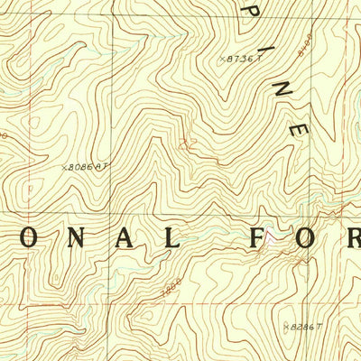 United States Geological Survey Indian Garden Mountain, NV (1990, 24000-Scale) digital map