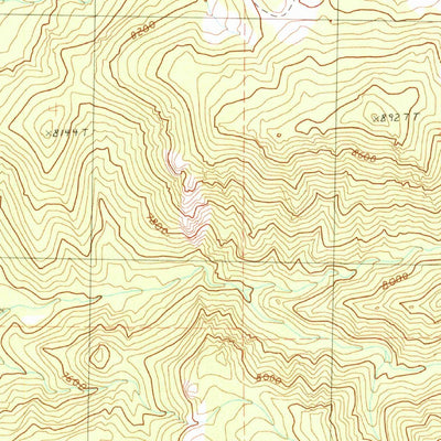 United States Geological Survey Indian Garden Mountain, NV (1990, 24000-Scale) digital map