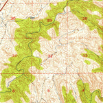 United States Geological Survey Indian Gulch, CA (1954, 62500-Scale) digital map