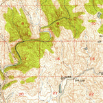 United States Geological Survey Indian Gulch, CA (1954, 62500-Scale) digital map