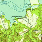 United States Geological Survey Indian Head, MD-VA (1951, 24000-Scale) digital map