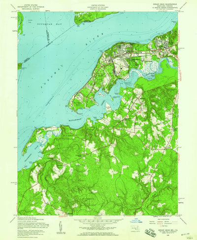 United States Geological Survey Indian Head, MD-VA (1956, 24000-Scale) digital map