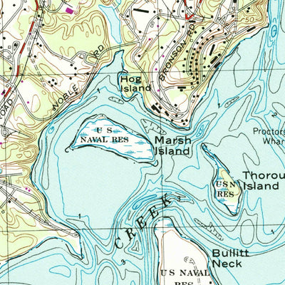 United States Geological Survey Indian Head, MD-VA (1966, 24000-Scale) digital map