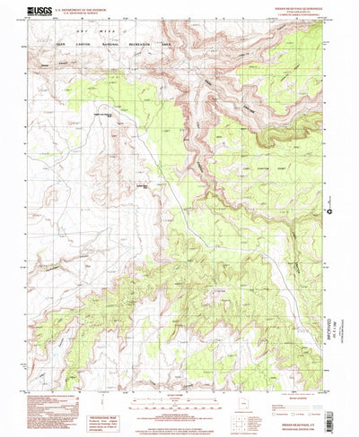 United States Geological Survey Indian Head Pass, UT (1996, 24000-Scale) digital map