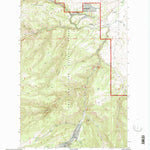 United States Geological Survey Indian Hill, MT (1995, 24000-Scale) digital map