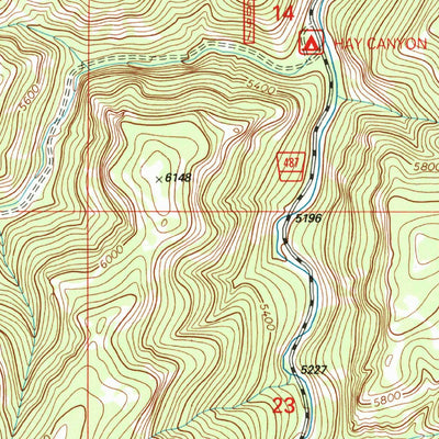 United States Geological Survey Indian Hill, MT (1995, 24000-Scale) digital map