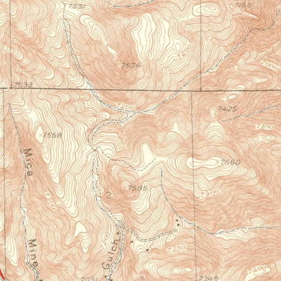 United States Geological Survey Indian Hills, CO (1945, 31680-Scale) digital map