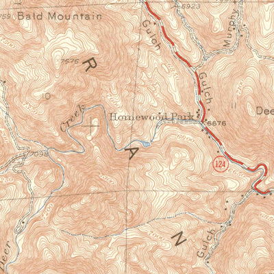 United States Geological Survey Indian Hills, CO (1945, 31680-Scale) digital map
