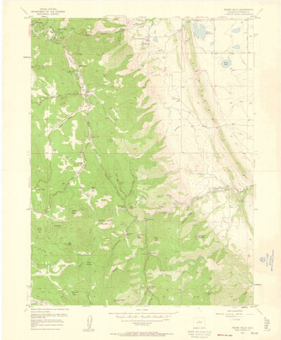 United States Geological Survey Indian Hills, CO (1957, 24000-Scale) digital map