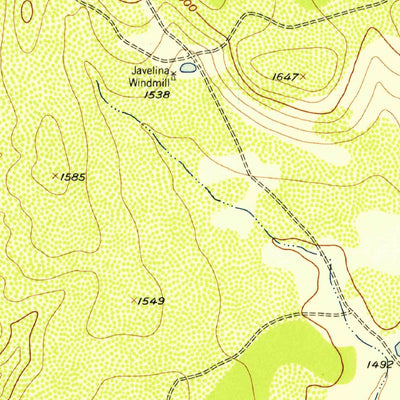 United States Geological Survey Indian Hills, TX (1956, 24000-Scale) digital map