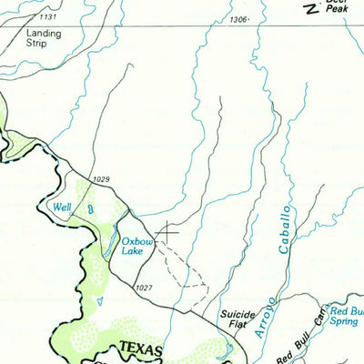 United States Geological Survey Indian Hot Springs, TX (1984, 100000-Scale) digital map