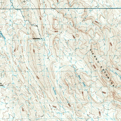 United States Geological Survey Indian Hot Springs, TX (1993, 100000-Scale) digital map