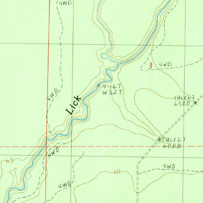 United States Geological Survey Indian Lake, LA (1987, 24000-Scale) digital map