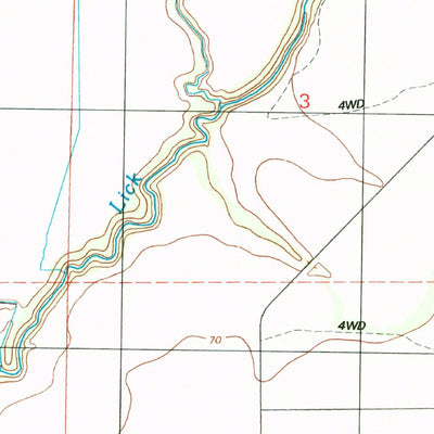 United States Geological Survey Indian Lake, LA (1998, 24000-Scale) digital map