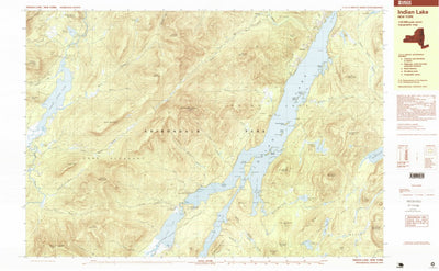 United States Geological Survey Indian Lake, NY (1997, 25000-Scale) digital map