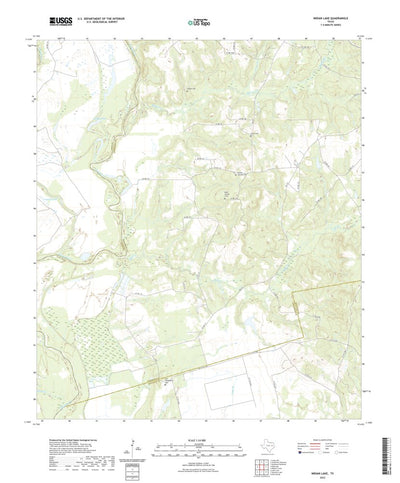 United States Geological Survey Indian Lake, TX (2022, 24000-Scale) digital map