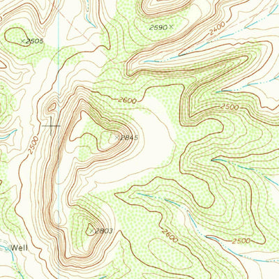 United States Geological Survey Indian Mesa NE, TX (1969, 24000-Scale) digital map