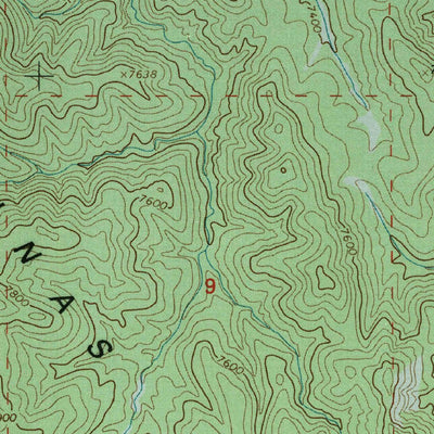 United States Geological Survey Indian Mesa, NM (1995, 24000-Scale) digital map