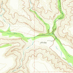 United States Geological Survey Indian Mesa SE, TX (1969, 24000-Scale) digital map
