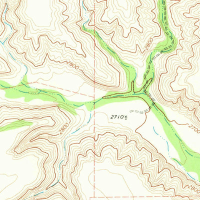 United States Geological Survey Indian Mesa SE, TX (1969, 24000-Scale) digital map