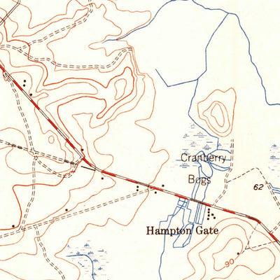 United States Geological Survey Indian Mills, NJ (1951, 24000-Scale) digital map