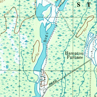 United States Geological Survey Indian Mills, NJ (1995, 24000-Scale) digital map