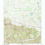 United States Geological Survey Indian Mound, TN (1957, 24000-Scale) digital map