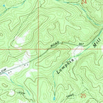 United States Geological Survey Indian Mountain, AL-GA (1967, 24000-Scale) digital map