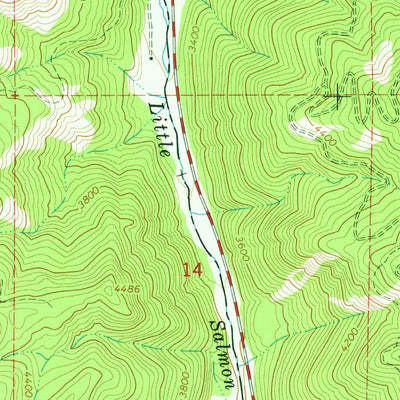 United States Geological Survey Indian Mountain, ID (1963, 24000-Scale) digital map